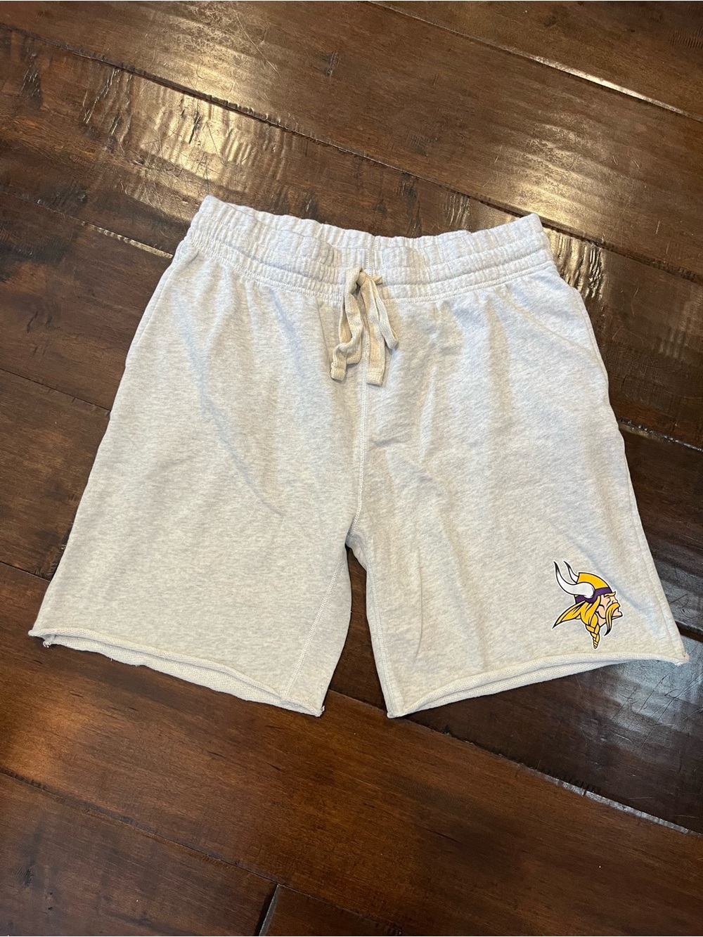 Minnesota Vikings NFL Gray Fleece Sweat Shorts